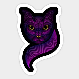 Nine Lives Sticker